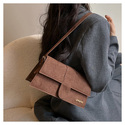 Women’s PU Leather Underarm Bag – Stylish Square Shoulder Bag