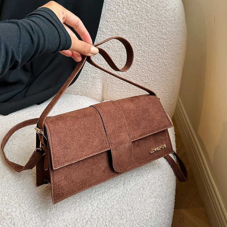 Women’s PU Leather Underarm Bag – Stylish Square Shoulder Bag