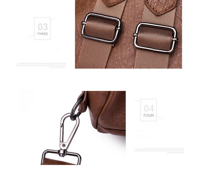 Women’s PU Leather Backpack - Stylish Dual Shoulder Bag